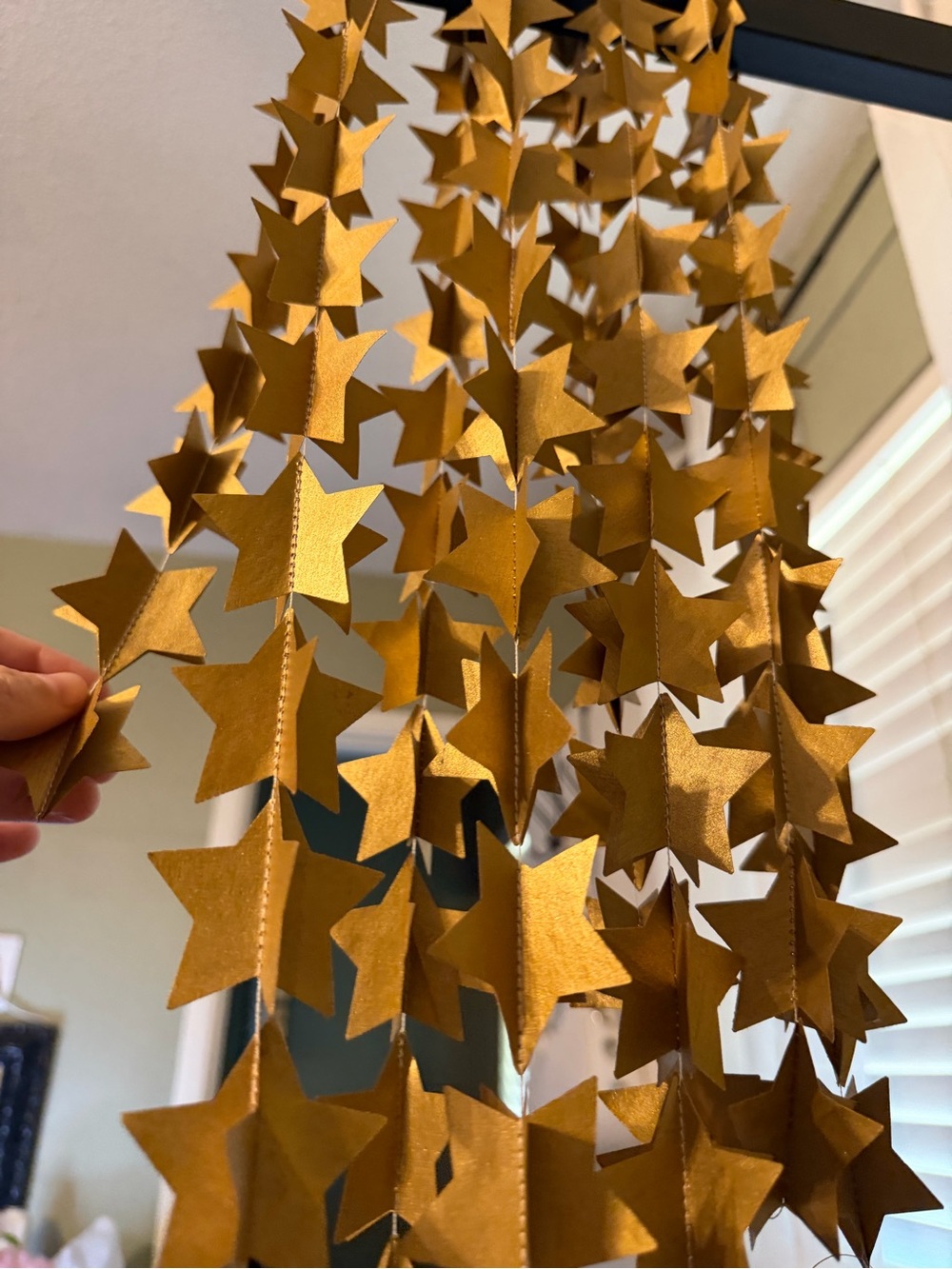 gold star garland 20ft